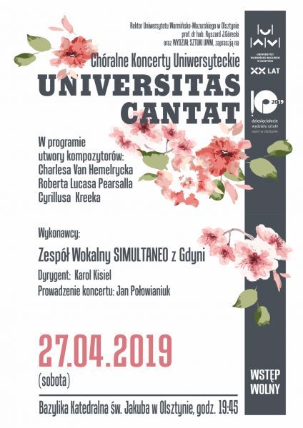 Chóralny Koncert Uniwersytecki UNIVERSITAS CANTAT